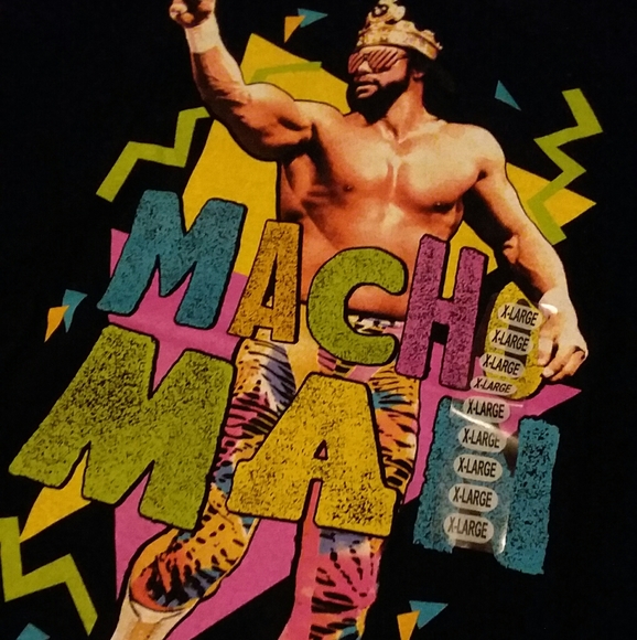 WWF : MACHO MAN RANDY SAVAGE TEE - Picture 4 of 7
